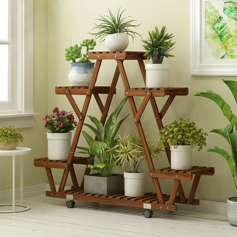 Storage Rack with Wheels for Garden