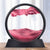 Moving Sand Art Picture Round Glass 3D